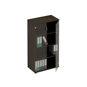 Шкаф для документов со стеклом Формула, венге темный (80x45x148) ФР 366 ВТ в Самаре