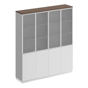 Шкаф для документов со стеклянными дверьми Speech Cube (180.2x40x203.4) СИ 315 ДГ БП ДГ/ХР в Самаре