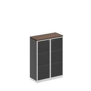 Шкаф для документов средний стекло в рамке Speech Cube (90x40x124.6) СИ 319 ДГ АР ХР в Тольятти