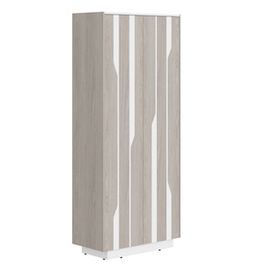 Шкаф для одежды LINE Дуб-серый-белый СФ-574401 (900х430х2100) в Самаре