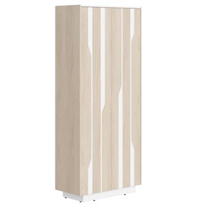 Шкаф гардероб LINE Дуб-светлый-белый СФ-574401 (900х430х2100) в Самаре