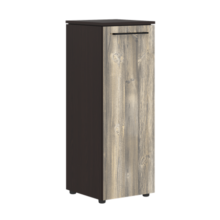 Шкаф колонна MORRIS Дуб Базель/Венге Магия MMC 42.1 (429х423х1188) в Тольятти - изображение
