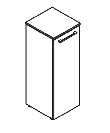 Шкаф колонна MORRIS Дуб Базель/Венге Магия MMC 42.1 (429х423х1188) в Самаре - изображение 2
