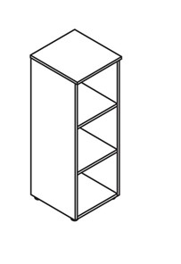 Шкаф колонна MORRIS Дуб Базель/Венге Магия MMC 42.1 (429х423х1188) в Самаре - предосмотр 1