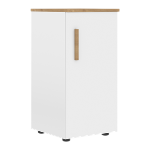 Низкий шкаф колонна с правой дверью FORTA Белый-Дуб Гамильтон FLC 40.1 (R) (399х404х801) в Самаре - предосмотр