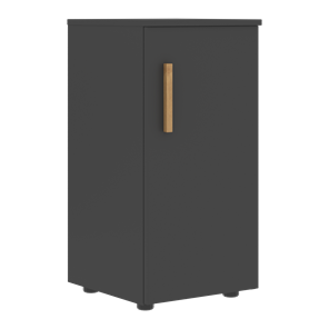 Низкий шкаф колонна с правой дверью FORTA Черный Графит FLC 40.1 (R) (399х404х801) в Самаре