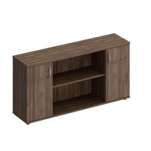 Шкаф комбинированный низкий Комфорт, дуб шамони темный (154x38x75) К.521 в Тольятти