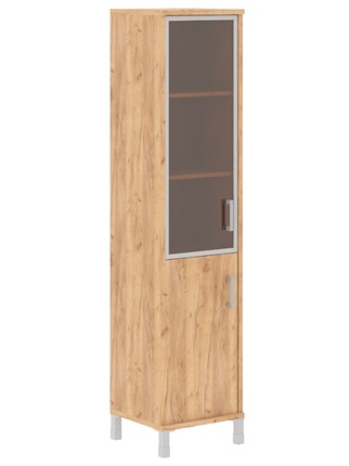 Шкаф Born В 431.4 L левый колонка комбинированная 475х450х2054 мм, Дуб Бофорд в Самаре - изображение