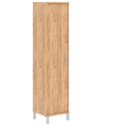 Шкаф Born В-431.6 L левый колонка высокая с глухой дверью 475х450х2054 мм, Дуб Бофорд в Тольятти - изображение