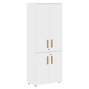 Шкаф с глухими средними и малыми дверьми FORTA Белый FHC 80.3(Z) (798х404х1965) в Тольятти