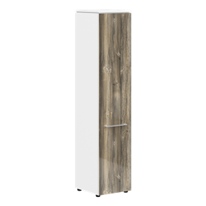 Шкаф высокий MORRIS  Дуб Базель/Белый MHC 42.1 (429х423х1956) в Тольятти