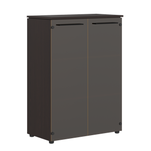 Шкаф средний MORRIS Дуб Базель/Венге Магия MMC 85.2 (854x423x1188) в Самаре