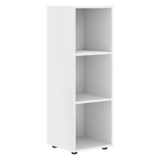 Средний шкаф колонна с глухой дверью левой FORTA Белый-Дуб Гамильтон  FMC 40.1 (L) (399х404х801) в Самаре - изображение 1
