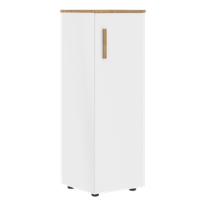 Шкаф колонна средний с правой дверью FORTA Белый-Дуб Гамильтон  FMC 40.1 (R) (399х404х801) в Самаре