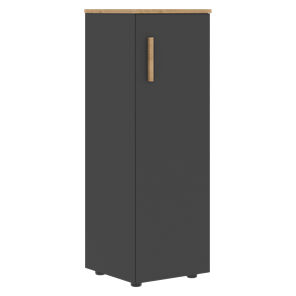 Шкаф колонна средний с правой дверью FORTA Графит-Дуб Гамильтон   FMC 40.1 (R) (399х404х801) в Тольятти