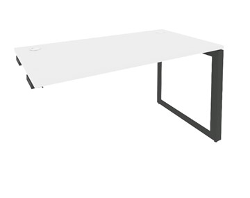 Приставной стол O.MO-SPR-3.7 Антрацит/Белый бриллиант в Самаре