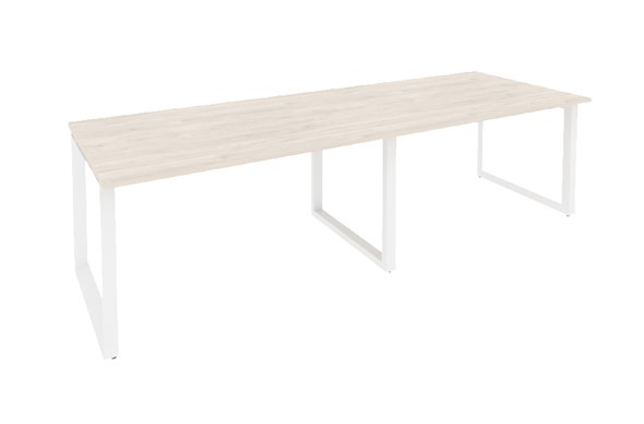 Конференц-стол O.MO-PRG-2.3 Белый/Денвер светлый в Самаре - изображение