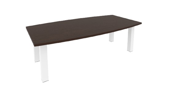Переговорный стол KPRG-1 Белый/Венге в Самаре - изображение