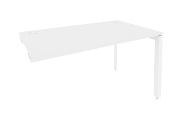 Стол приставной к тумбе O.MP-SPR-3.8 Белый/Белый бриллиант в Тольятти