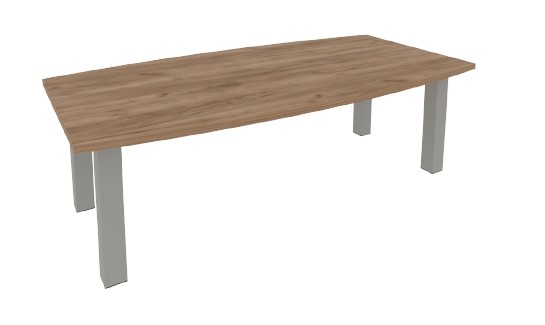 Конференц-стол переговорный KPRG-2 Серый/Дуб Табак в Самаре - изображение
