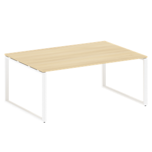 Стол для совещаний БО.ПРГ-1.5 (Белый/Акация Лорка) в Самаре