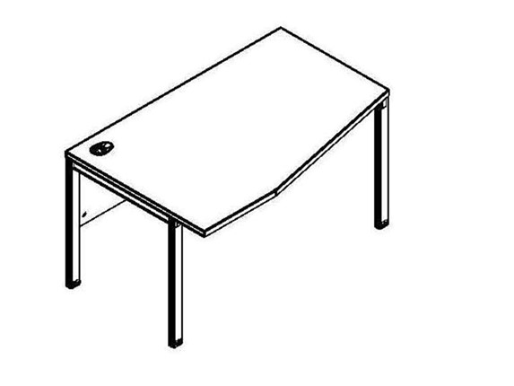 Письменный стол XMCT 149L, левый, 1400х900х750 в Самаре - изображение