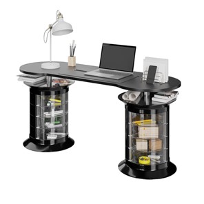 Компьютерный стол Gustavo Plus (черный) в Самаре