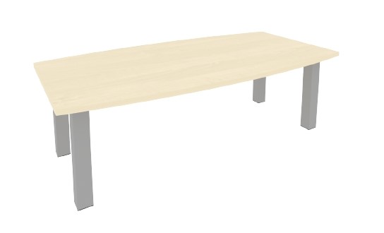 Стол для переговоров KPRG-1 Серый/Клен в Самаре - изображение