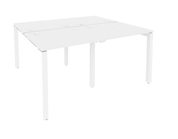 Письменный стол O.MP-D.RS-4.0.8 Белый/Белый бриллиант в Тольятти