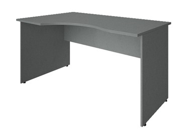 Письменный угловой стол А.СА-2Л 1400х900х755 мм. Серый в Тольятти