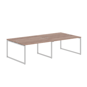 Переговорный стол XTEN-Q Дуб-сонома-серебро XQWST 2814 (2806х1406х750) в Самаре