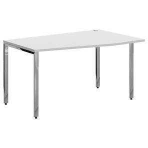 Письменный стол для персонала правый эргономичный XTEN GLOSS  Белый  XGCT 149.1  (R) (1400х900х750) в Самаре