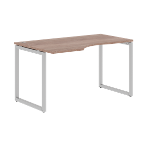 Письменный стол с боковым левым выступом XTEN-Q Дуб-сонома-серебро XQCET 149 (L) (1400х900х750) в Самаре