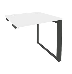 Приставной стол к тумбе O.MO-SPR-0.8 Антрацит/Белый бриллиант в Самаре