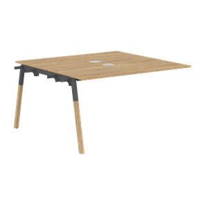 Переговорный стол FORTA Дуб Гамильтон-Черный графит-Бук FIWST 1313 (1380х1346х733) в Самаре