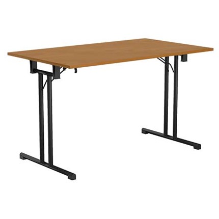 Складной стол на металлокаркасе FT140 black 1380x680x760 в Самаре - изображение