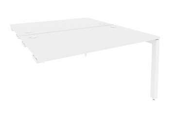 Стол приставной к тумбе O.MP-D.SPR-3.8 Белый/Белый бриллиант в Самаре