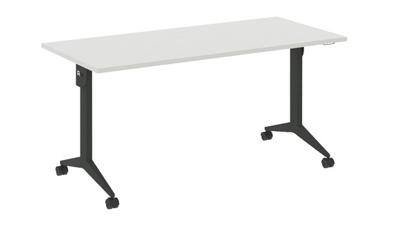 Складной стол X.M-5.7, Металл антрацит/Белый бриллиант в Тольятти - изображение