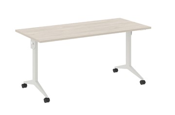 Складной мобильный стол X.M-5.7, Металл белый/Денвер светлый в Тольятти
