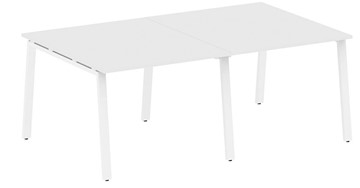 Конференц-стол БА.ПРГ-2.2, Белый/Белый в Самаре