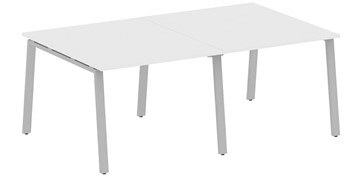 Стол для совещаний БА.ПРГ-2.2, Белый/Серый в Самаре