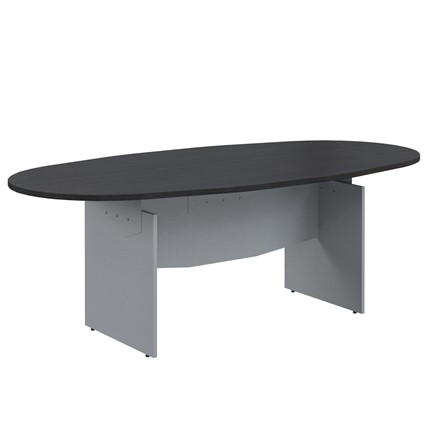Стол для совещаний Offix-NEW OST 2211 2200x1100x750 Легно темный/Металлик в Самаре - изображение