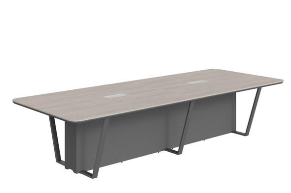 Стол для переговоров LINE Дуб-серый-антрацит СФ-571734.1 (3460х1340х754) в Самаре - изображение