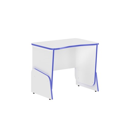 Компьютерный стол Skill STG 7050, Белый /Дельфт (Синий) в Самаре - изображение
