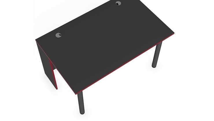 Стол компьютерный SKILLL SSTG 1385.1 , (1360x850x750), Антрацит/ Красный в Самаре - изображение 3