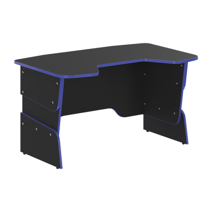 Стол для компьютера SKILLL STG 1385 Антрацит/ Дельфт (Синий) в Самаре - изображение