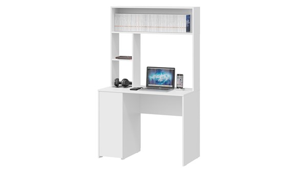 Стол компьютерный Тип 1 (Белый Ясень) в Самаре - изображение