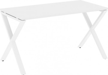 Письменный стол Loft VR.L-SRX-4.7, Белый Бриллиант/Белый металл в Тольятти