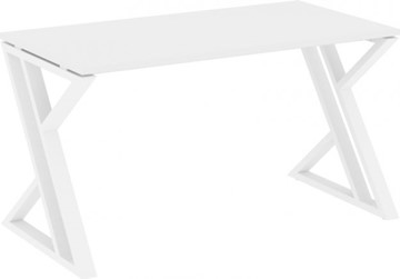 Письменный стол Loft VR.L-SRZ-3.7, Белый Бриллиант/Белый металл в Тольятти