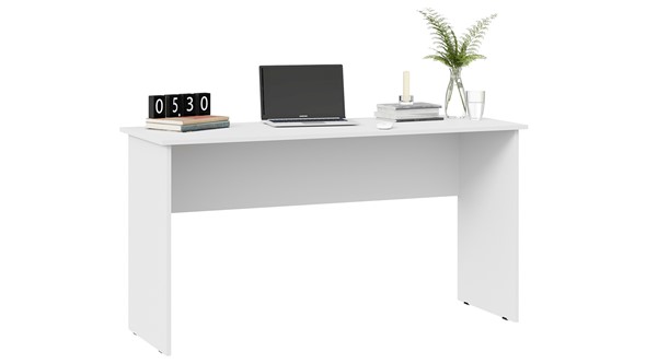 Офисный стол Тип 14, 1400 (Белый Ясень) в Самаре - изображение
